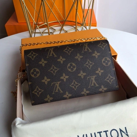 Affordable FLORE CHAIN LOUIS WALLET VUITTON 0806